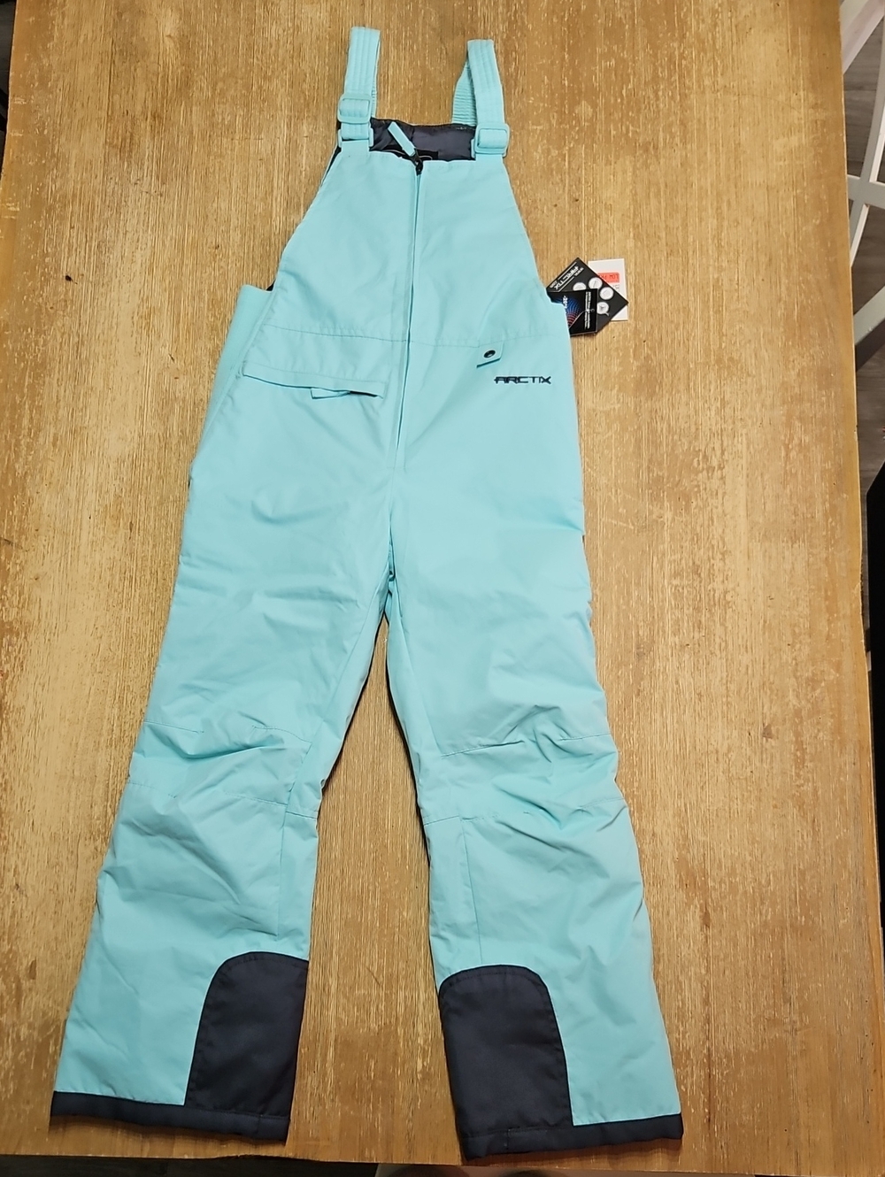 Arctix Kids Aqua Blue Snow Bib Overalls